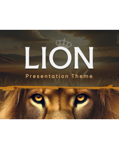 Lion Presentation PPT Thumbnail