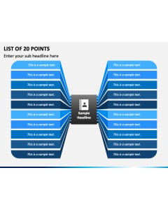 List of 20 Points PPT Slide 1