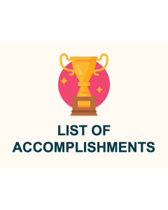 List of Accomplishments PPT Thumbnail