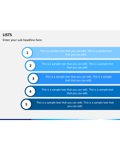 Lists PPT slide 1
