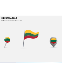 Lithuania Flag PPT Slide 1