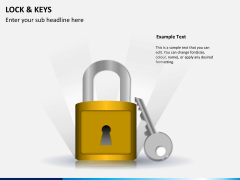 Lock and keys PPT slide 1
