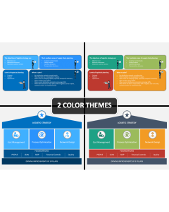 Logistic Strategy PPT Cover Slide