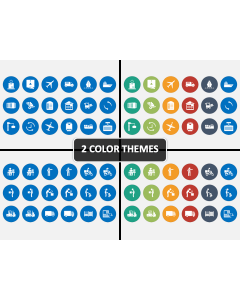 Logistics Icons PPT Cover Slide