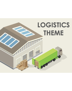 Logistics Presentation Theme PPT Slide 1