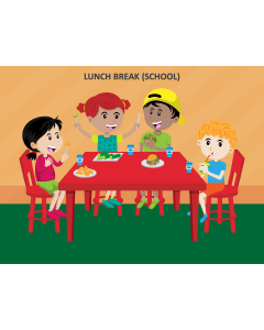 Lunch Break (School) PPT Slide 1