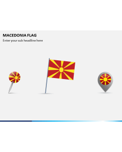 Macedonia Flag PPT Slide 1