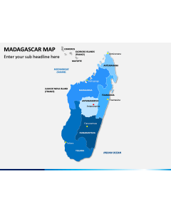 Madagascar Map PPT Slide 1