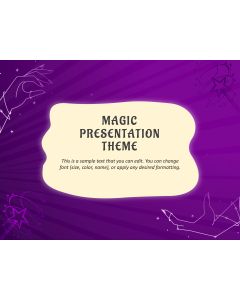 Magic Theme PPT Slide 1