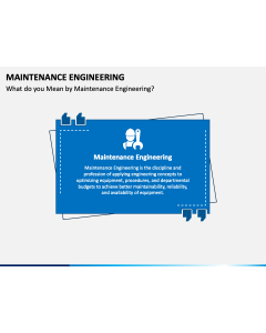 Maintenance Engineering PPT Slide 1