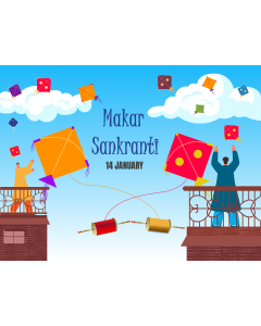 Makar Sakranti - Free Download PPT Slide 1