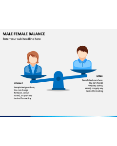 Male Female Balance PPT Slide 1