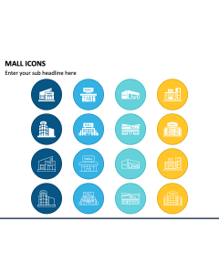Mall Icons PPT Slide 1