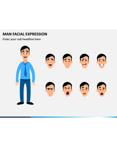 Man Facial Expression PPT Slide 1