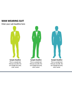 Man Wearing Suit PPT Slide 1