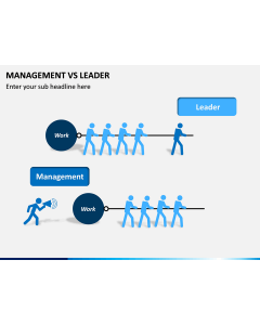 Management Vs Leader PPT slide 1