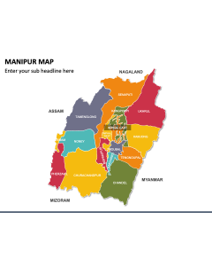 Manipur Map PPT Slide 1