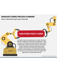 Manufacturing Process Planning PPT Slide 1