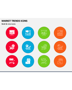 Market Trends Icons PPT Slide 1