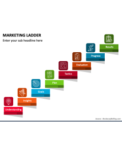 Marketing Ladder PowerPoint Slide 1