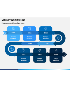 Marketing Timeline PPT Slide 1