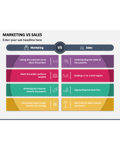 Marketing Vs Sales PPT Slide 1