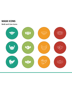 Mask Icons PPT Slide 1