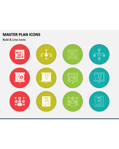 Master Plan Icons PPT Slide 1