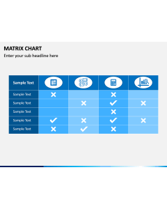 Matrix Chart PPT Slide 1