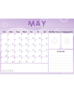May Planner PPT Thumbnail