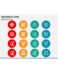 Mechanical Icons PPT Slide 1