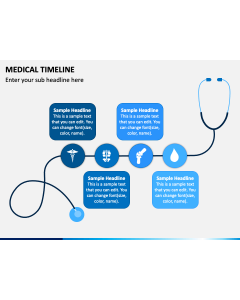 Medical Timeline PPT Slide 1