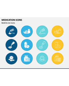 Medication Icons PPT Slide 1