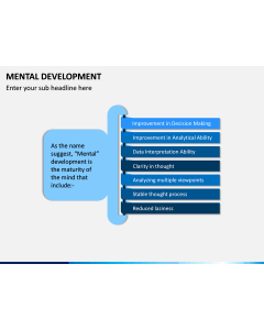 Mental Development PPT Slide 1