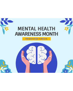 Mental Health Awareness Month PPT Slide 1