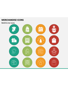 Merchandise Icons PPT Slide 1