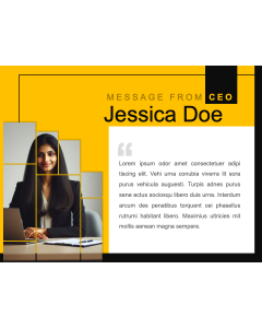 Message from CEO PPT Thumbnail