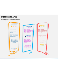 Message shapes PPT slide 1