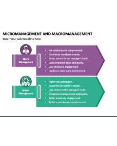Micromanagement and Macromanagement PPT Slide 1
