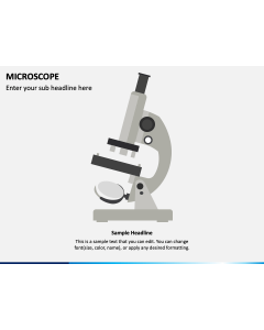 Microscope Vector PPT Slide 1