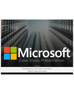 Microsoft Case Study PPT Thumbnail