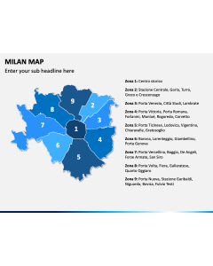 Milan Map PPT Slide 1