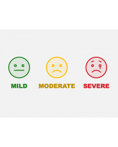 Mild Moderate Severe PPT Slide 1