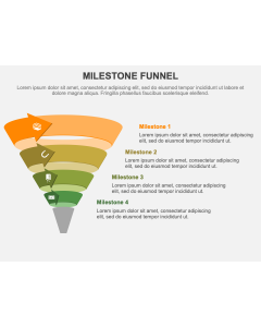 Milestone Funnel PPT Slide 1
