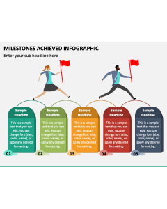 Milestones Achieved Infographic PPT Slide 1