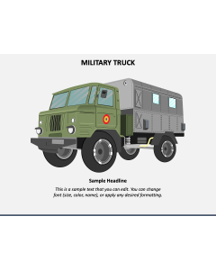 Military Truck PPT Slide 1