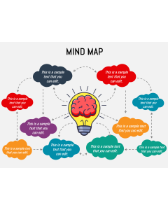 Mind Map Infographic PPT Slide 1