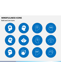 Mindfullness Icons PPT Slide 1