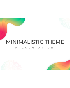 Minimalistic Presentation Theme PPT Slide 1