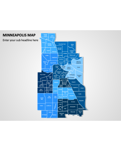 Minneapolis Map PPT Thumbnail